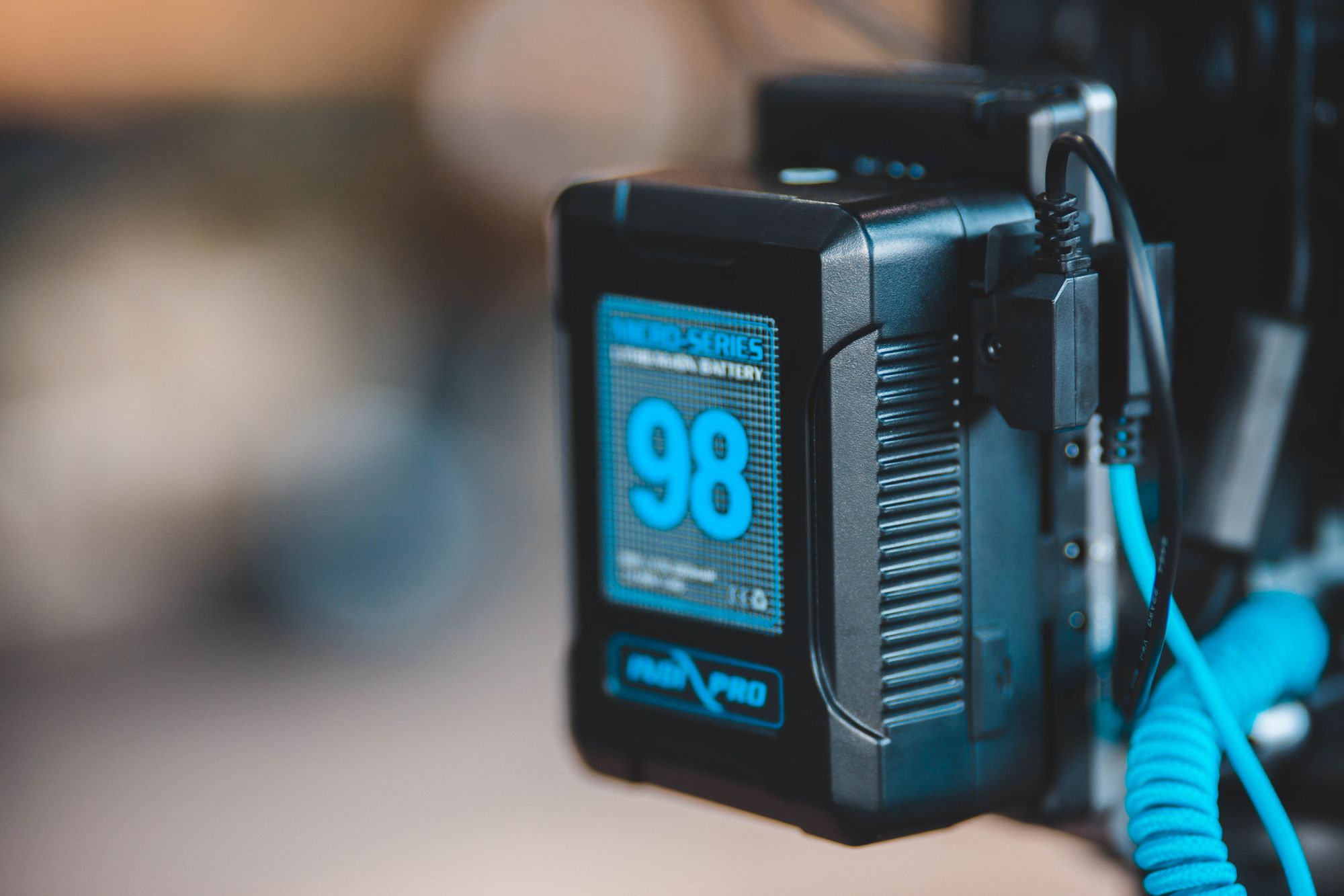 A high-capacity portable battery with a digital charge display